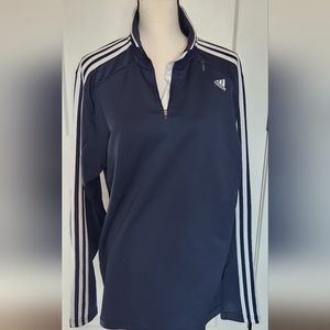 Euc Addidas pullover size Large. Has pocket on shoulder.